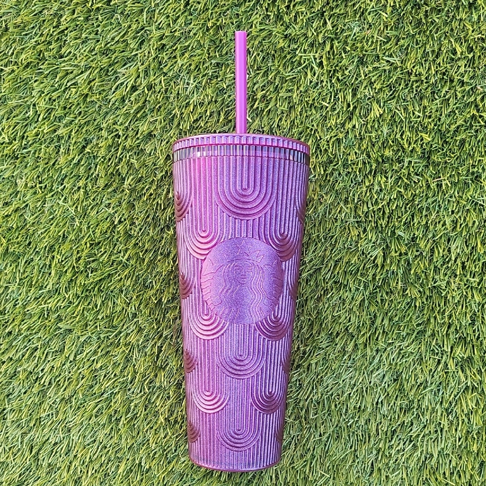 Starbucks Purple Textured Tumbler